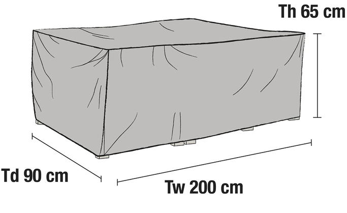 Чехол для мебельных групп, 200x90x65 см