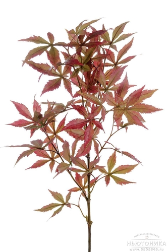 Искусственная ветка кленовых листьев, 80 см