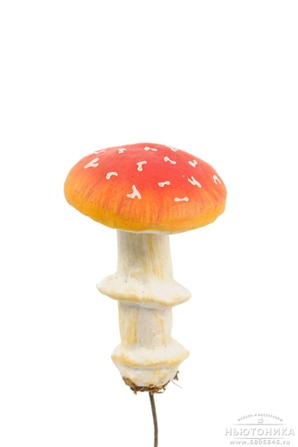 Элемент декора грибы 6 шт, H=14 см